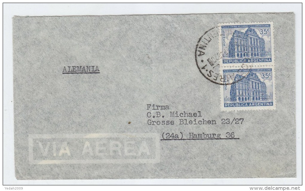 Argentina/Germany AIRMAIL COVER 1948 - Luchtpost