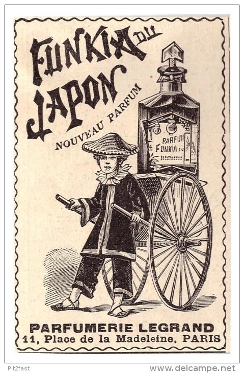 Original Werbung - 1901 - FUNKIA JAPON , Parfum , Parfumerie Legrand In Paris !!! - Non Classificati