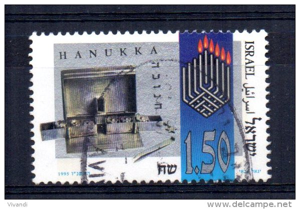 Israel - 1995 - Festival Of Hanukka - Used - Used Stamps (without Tabs)