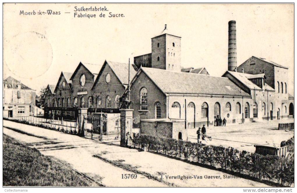Moerbeke   1  CP   Suikerfabriek   1909 - Mörbeke-Waas