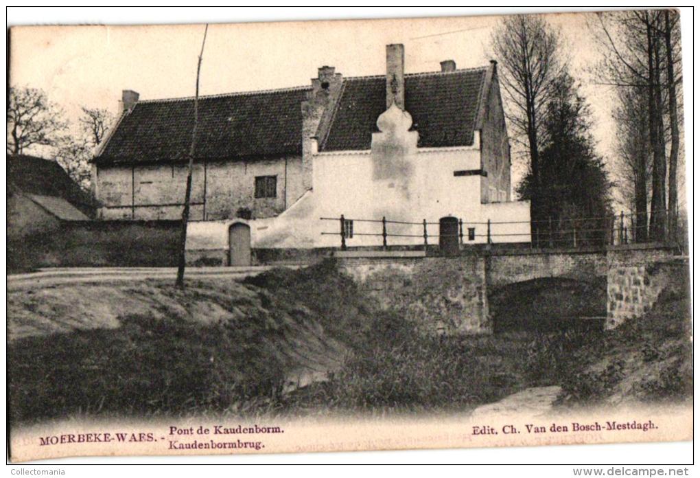 Moerbeke   2 CP  Pont De Kaudenborm         Kasteel   V  Mr Lippens - Moerbeke-Waas