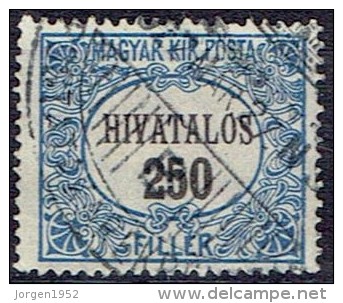 HUNGARY # STAMPS FROM YEAR 1921 STANLEY GIBBONS O432 - Officials