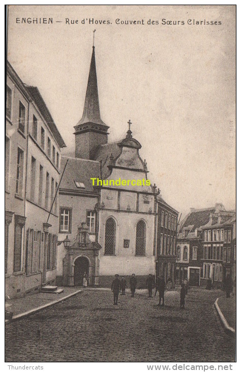 CPA  ENGHIEN RUE D'HOVES COUVENT DES SOEURS CLARISSES - Enghien - Edingen