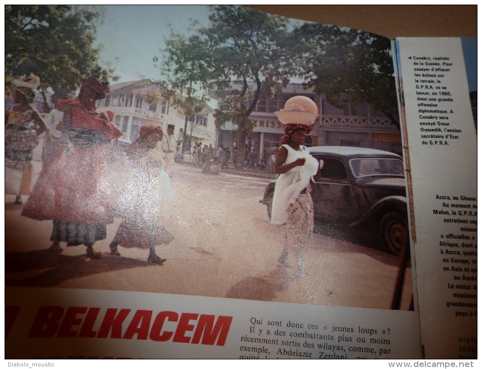 1973 Guerre D'ALGERIE : Grande Photo De CONSTANTINE;Aïn-Tanatmat;Médéa;Colomb-Béchar;Médéa;Brazzaville;Accra;Conakry Etc - Français