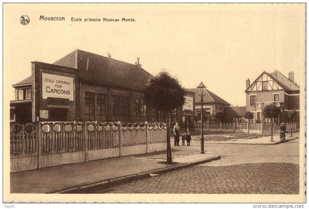 BELGIQUE - HAINAUT - MOUSCRON - Ecole Primaire Nouveau Monde. - Moeskroen