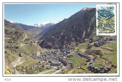 Les Vallées D'Andorre, La Vallée De Ransol à Canillo.  Une Carte-maximum - Maximum Cards