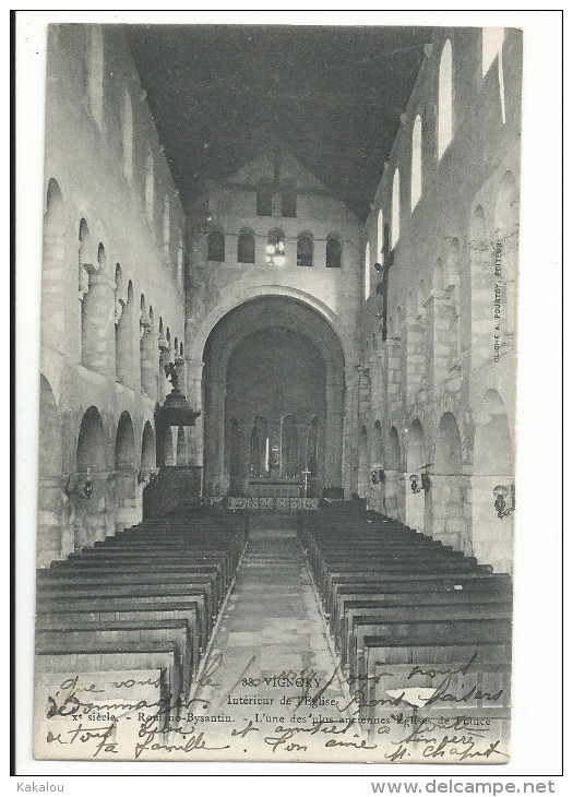 VIGNORY (52) Intérieur De L'église - Vignory