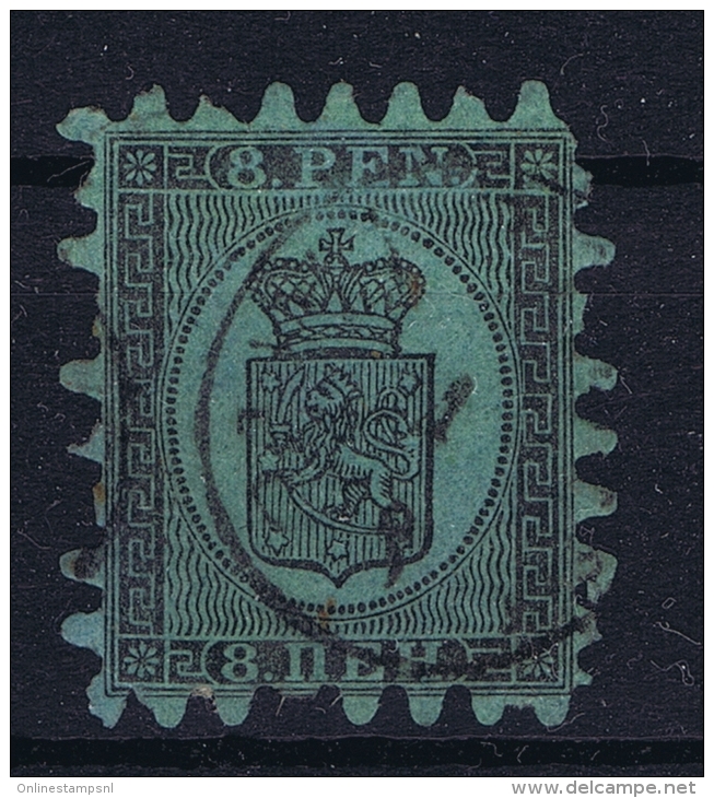 Finland / Suomi 1860 Yv.nr. 6 Mi.nr. 6C  Used - Gebruikt