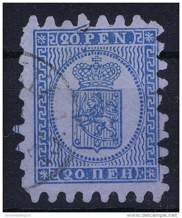 Finland / Suomi 1860 Yv.nr. 8 Mi.nr. 8b  Used - Gebruikt