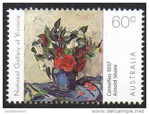 Australia 2011 Flowers- National Gallery Of Victoria - 60c Camellias 1937 MNH - Ungebraucht