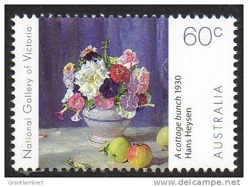 Australia 2011 Flowers- National Gallery Of Victoria - 60c A Cottage Bunch 1930 MNH - Mint Stamps