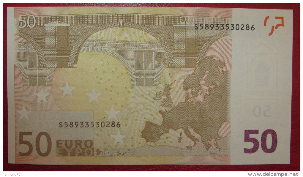 50 EURO J086B1 DRAGHI Serie S58 Italy Italia   Perfect UNC - 50 Euro