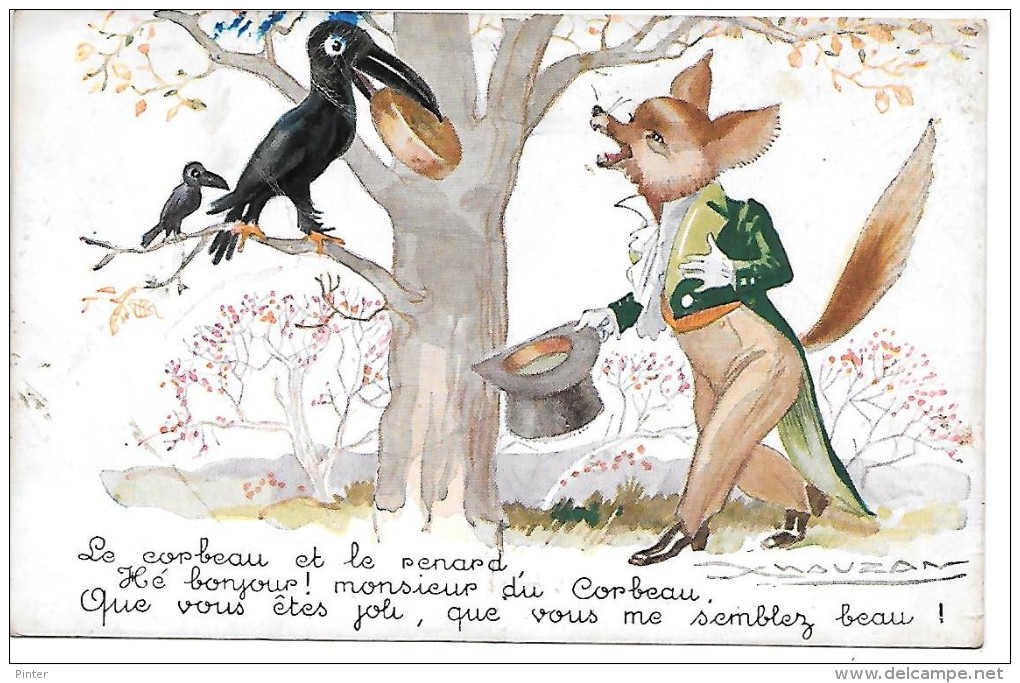 Le Corbeau Et Le Renard - Illustrateur MAUZAN - Mauzan, L.A.
