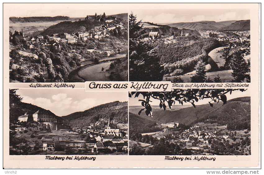 AK Gruss Aus Kyllburg - Mehrbildkarte - 1952 (10239) - Bitburg