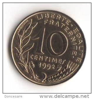 ** 10 CENT MARIANNE 1992 SUP- ** - 10 Centimes