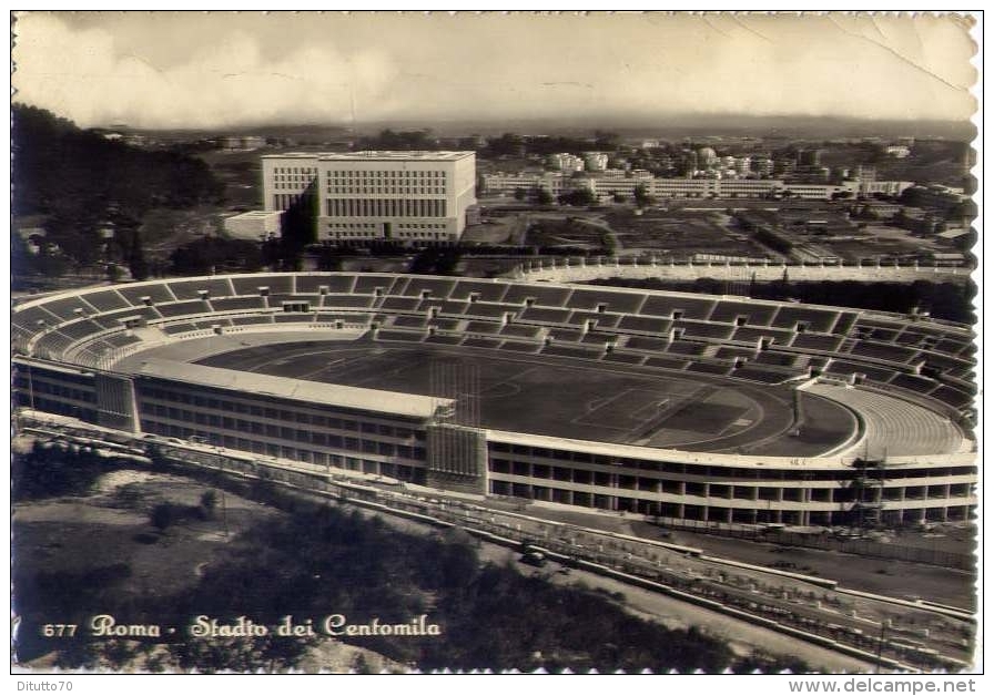 Roma - Stadio Dei Centomila - 677 - Formato Grande Viaggiata - Stades & Structures Sportives