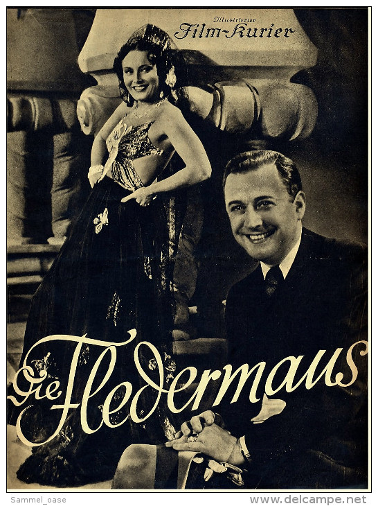 "Illustrierter Film-Kurier"  "Die Fledermaus" Mit Hans Moser , Hans Söhnker  -  Filmprogramm Nr. 2713 Von Ca. 1937 - Zeitschriften