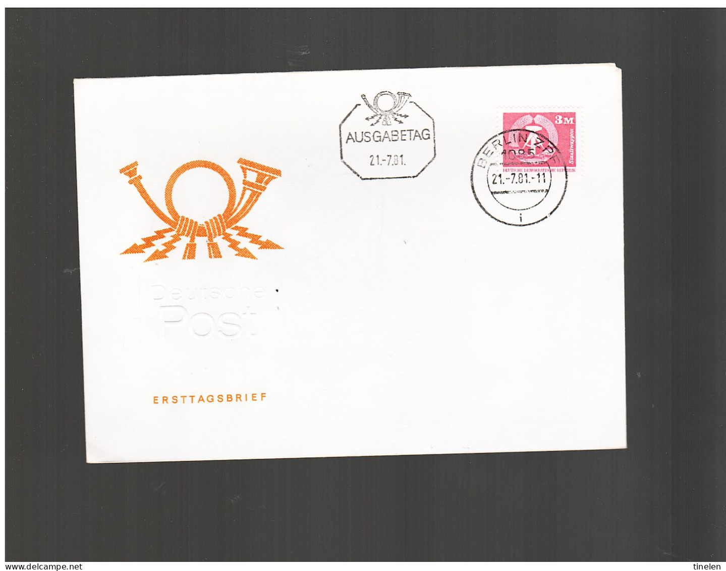 Ddr Germania Est - Fdc 1981 Freimarke - 1981-1990