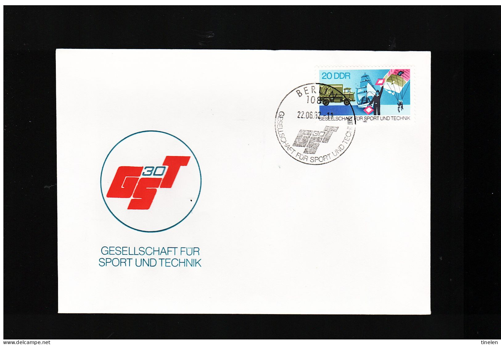 DDR - 22 6 1982 FDC SPORT E TECNICA GST - 1981-1990