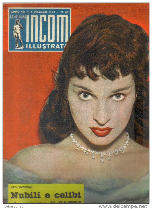 Revue Ancienne 1954 "Incom" N° 49 Silvana Pampanini - Cine