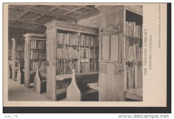 HEREFORD Cathedral THE  CHAINED LIBRARY - Herefordshire