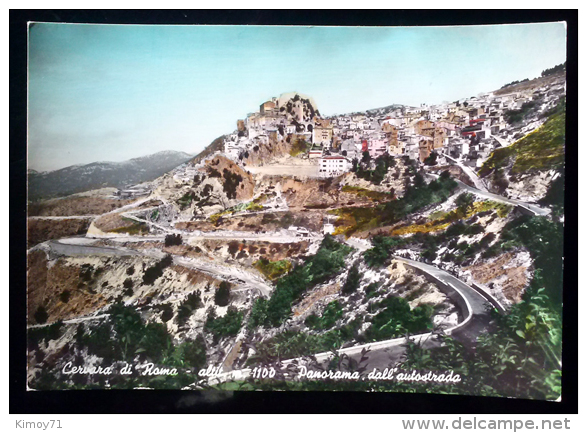 CERVARA DI ROMA - ALTIT. 1100 - PANORAMA DALL´AUTOSTRADA - Altri & Non Classificati