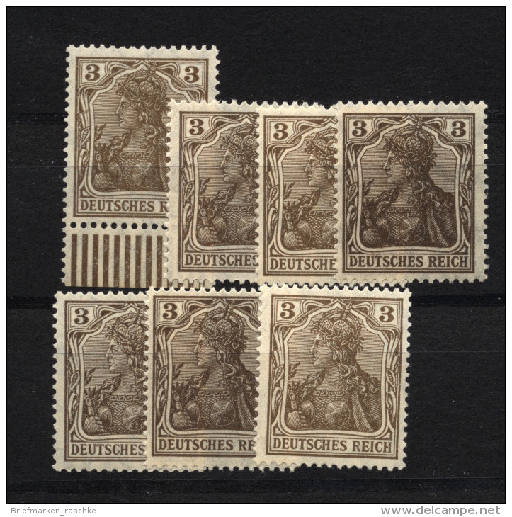 D.R.84IIa,7 Farbtöne,xx (4210) - Unused Stamps