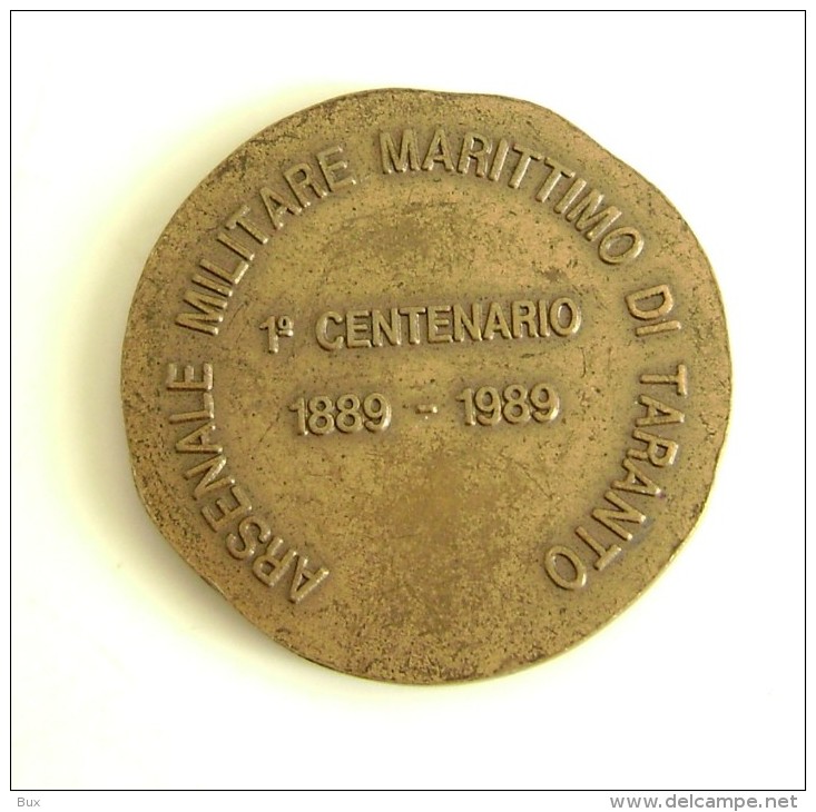 TARANTO  CENTENARIO  1889  1989  MARINA Arsenale Militare Marittimo - Altri & Non Classificati