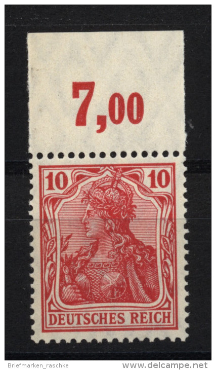 D.R.86 Ia,OR P,xx,erhöht Gep. - Unused Stamps