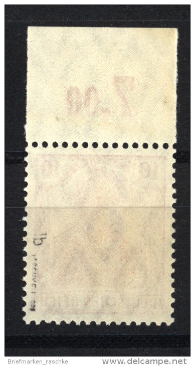 D.R.86 Ia,OR P,xx,erhöht Gep. - Unused Stamps