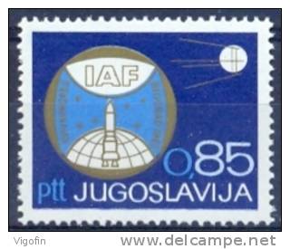 YU 1967-1248 18. KONGRES IAF, YUGOSLAVIA, 1 X 1v, MNH - Neufs