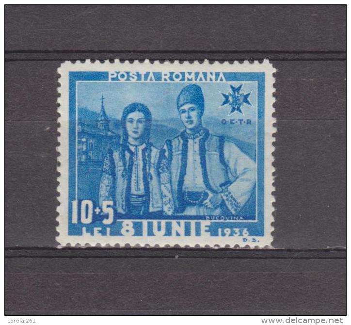 1936 - Costumes Provinciaux  Mi No 515 Et Yv No 504 MH - Ungebraucht