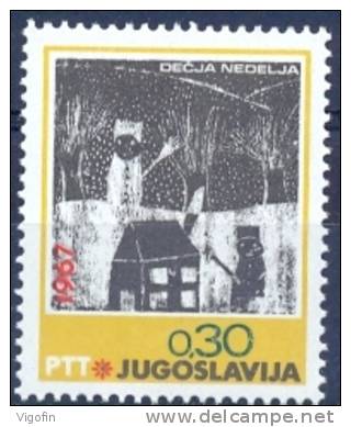 YU 1967-1250 CHILDREN WEEK, YUGOSLAVIA, 1 X 1v, MNH - Unused Stamps