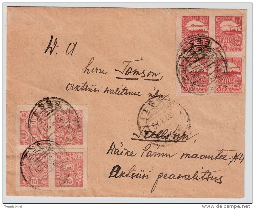 Estland, 1920, Bedarfs-Brief, Einheiten!  S809 - Estland