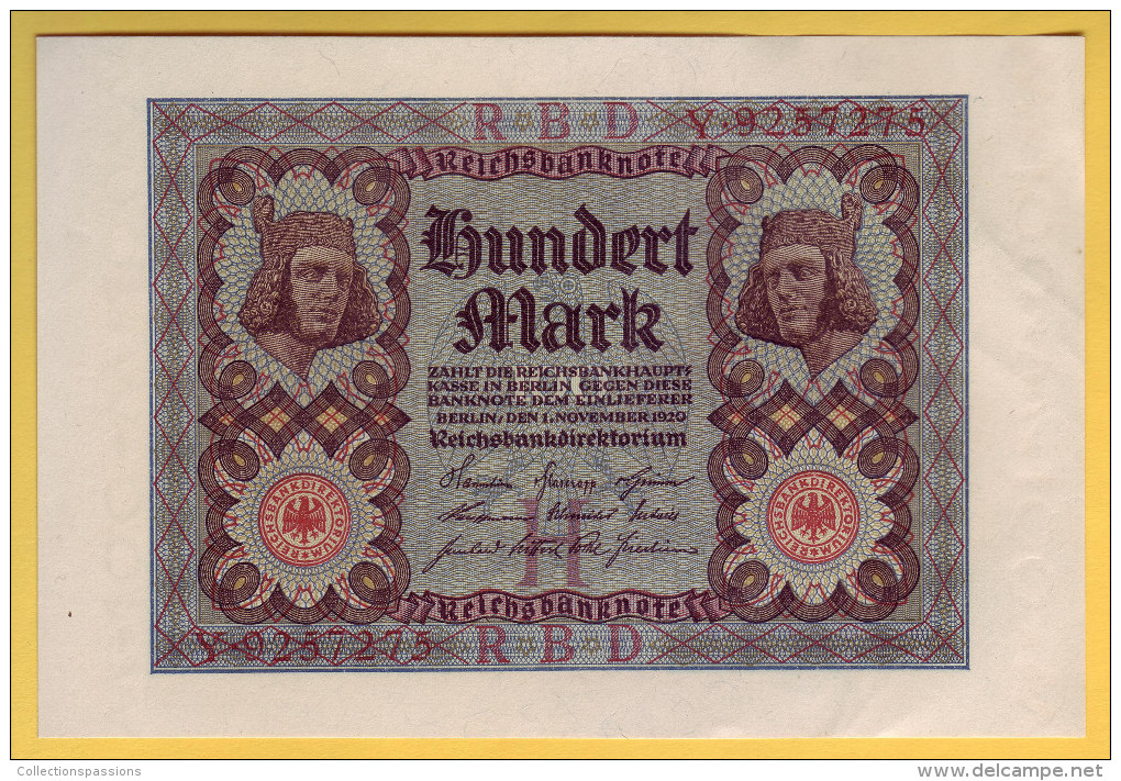 ALLEMAGNE - Billet De 100 Mark. 1920. Pick: 69a. NEUF - 100 Mark