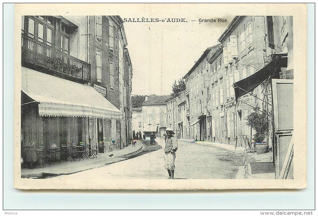 SALLELES D'AUDE  - Grande Rue. - Salleles D'Aude