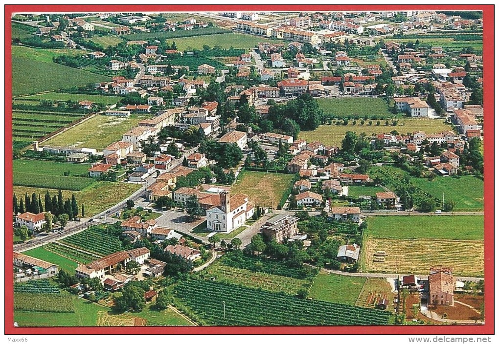 CARTOLINA NV ITALIA - VOLPAGO DEL MONTELLO (TV) - Veduta Aerea - 11 X 16 - Treviso