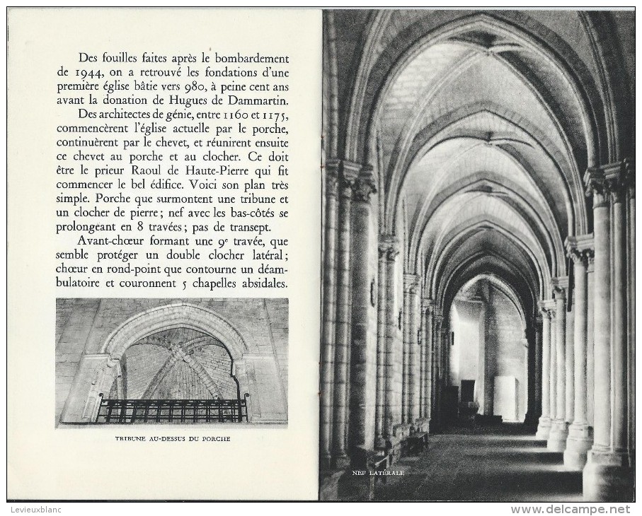 Fascicule  Touristique/ Histoire De L'Abbatiale De Saint-Leu-d'Esserent/OISE/ 1961       PGC79 - Dépliants Touristiques