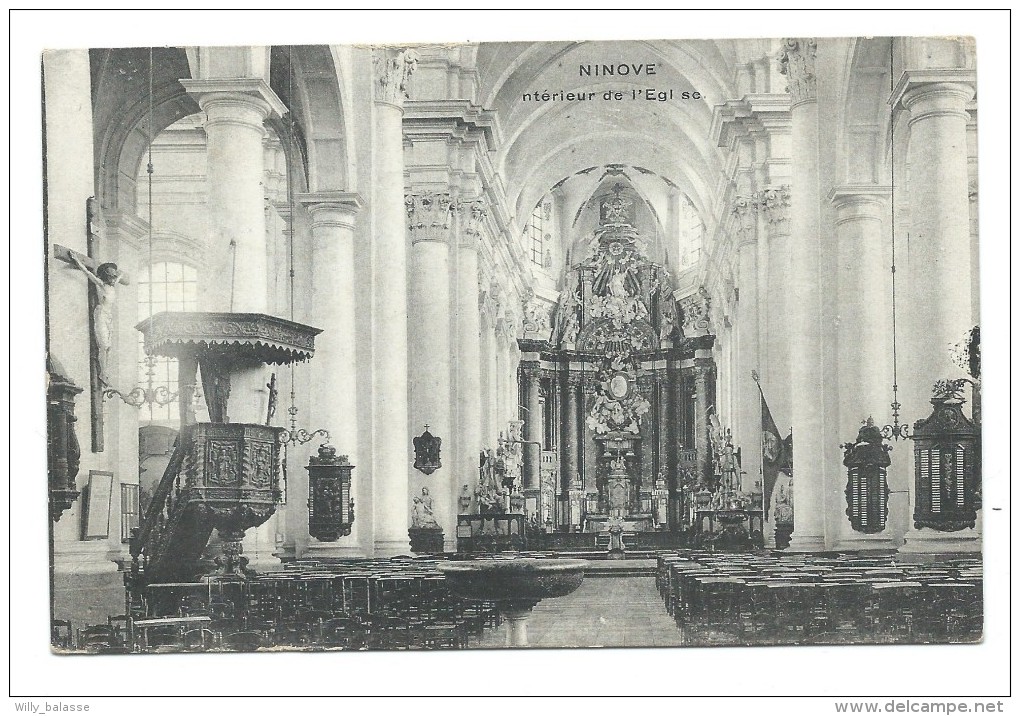 Carte Postale - NINOVE - Intérieur De L'Eglise - CPA  // - Ninove