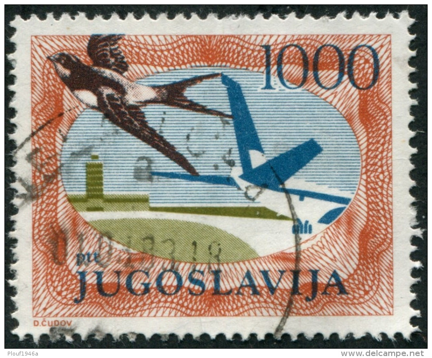 Pays : 507,2 (Yougoslavie : République Démocratique Fédérative)   Yvert Et Tellier N° : Aé    60 A (o) - Poste Aérienne