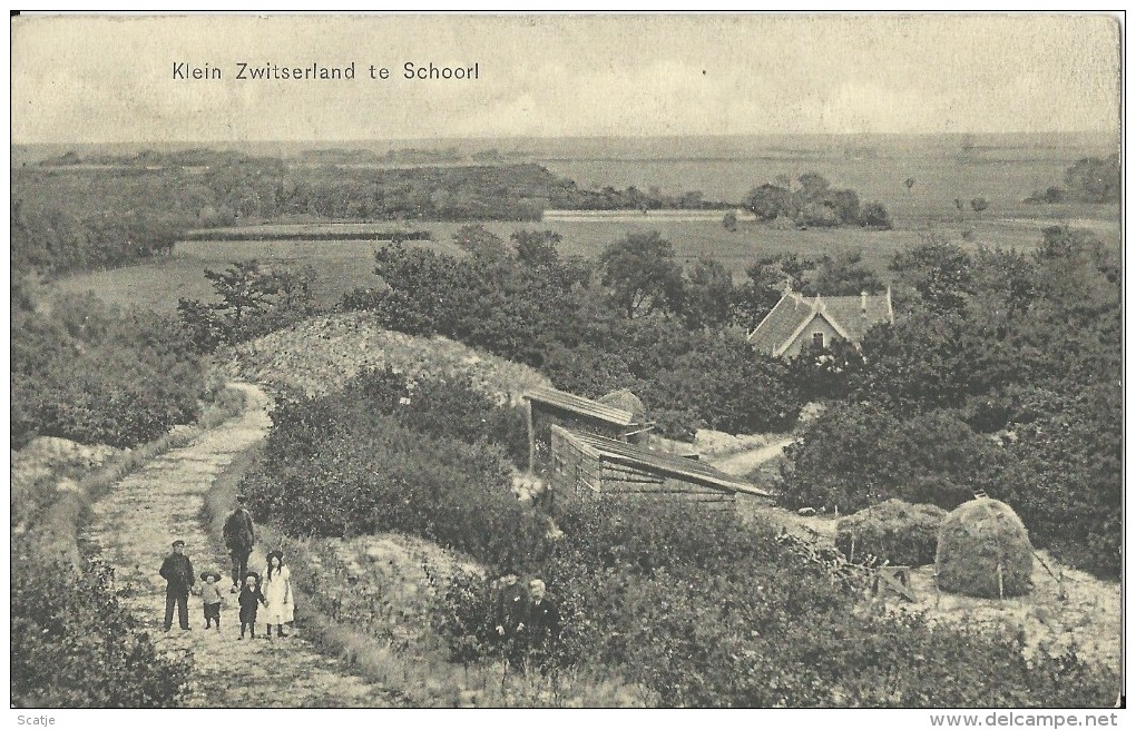 Klein Zwitserland  Te Schoorl;  1915 Naar Bloemendaal - Schoorl