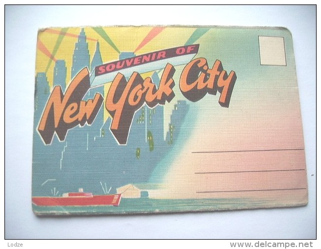 America USA New York Book Map With 18 Very Nice Photo´s - Colecciones & Lotes