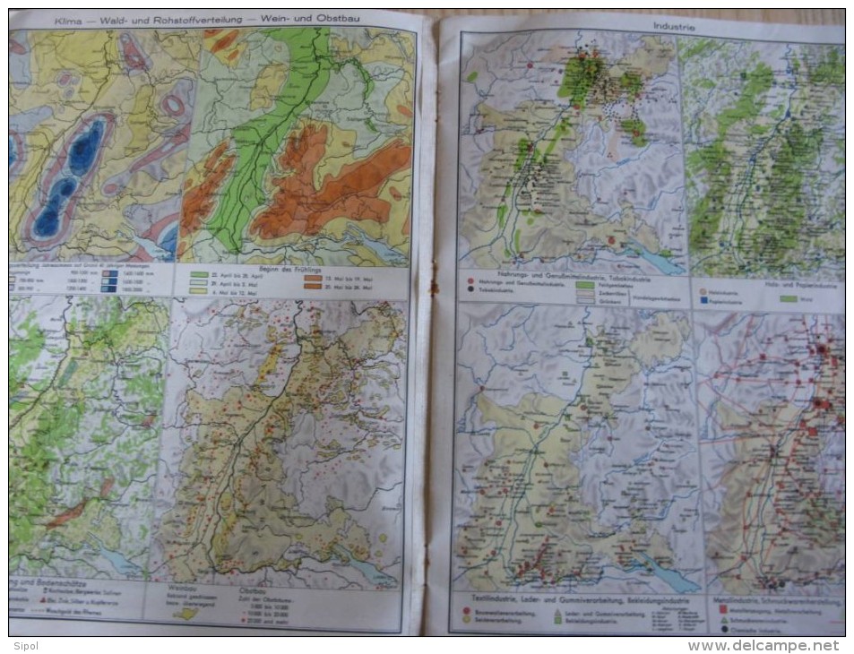 Atlas  28 Pages En Allemand Années 1940  Volk Heimat Und Welt Couverure : Traces D âge Interieur O.K. - Maps Of The World