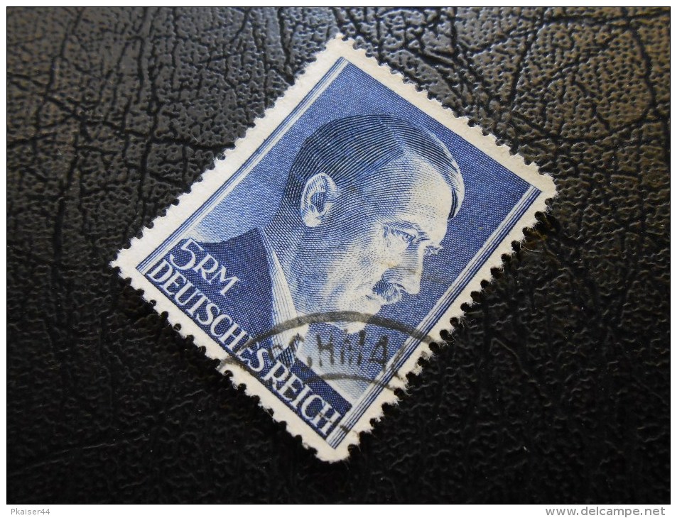 D.R.Mi 802A - 5M - Adolf Hitler  - 1942 - Used Stamps