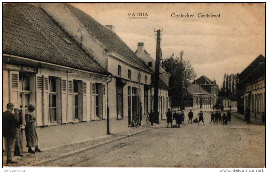 Oostakker  4 CP Gentstr       Breedestr      Hôtel De Lourdes    Rue De Lourdes  '20 - Evergem