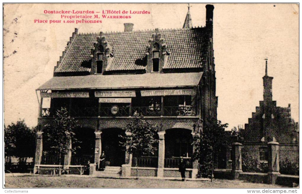 Oostakker  4 CP Gentstr       Breedestr      Hôtel De Lourdes    Rue De Lourdes  '20 - Evergem