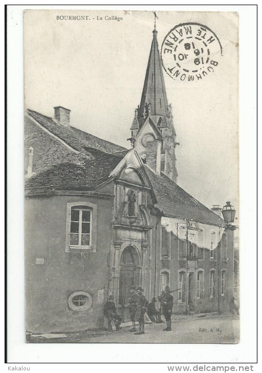 BOURMONT (52) Le Collége - Bourmont