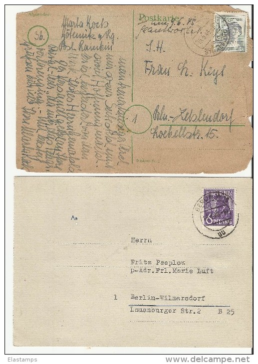 =DP GS*2 1946,?RAMBIN , BERLIN - Sonstige & Ohne Zuordnung