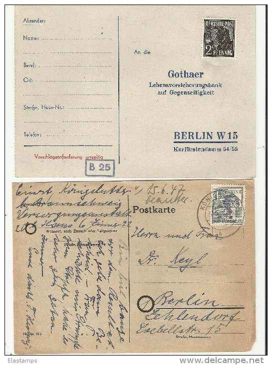 =DP GS*2 1947,? - Interi Postali