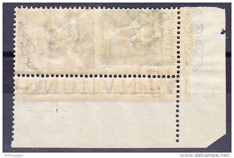 Italien 1924 Sass.#12b ** 50Cent Violett Mit Werbung "De Montel" Blau ** Attest Raybaudi - Stamps For Advertising Covers (BLP)